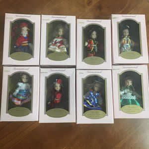 D&G Creations International Porcelain Collectible Ornaments Set